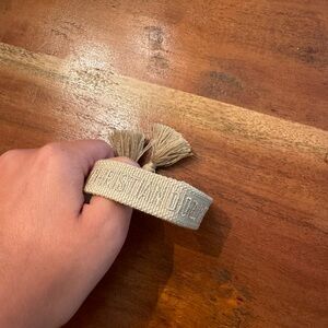 Christian Dior woven friendship bracelet